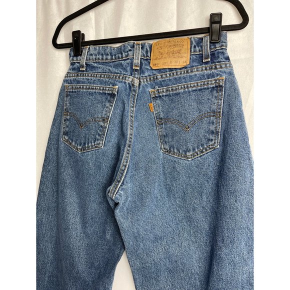 Vintage Levi's 560 Loose Fit 30 x 34 Tapered Orange Tab USA Made Mom Jeans EUC - Picture 8 of 12